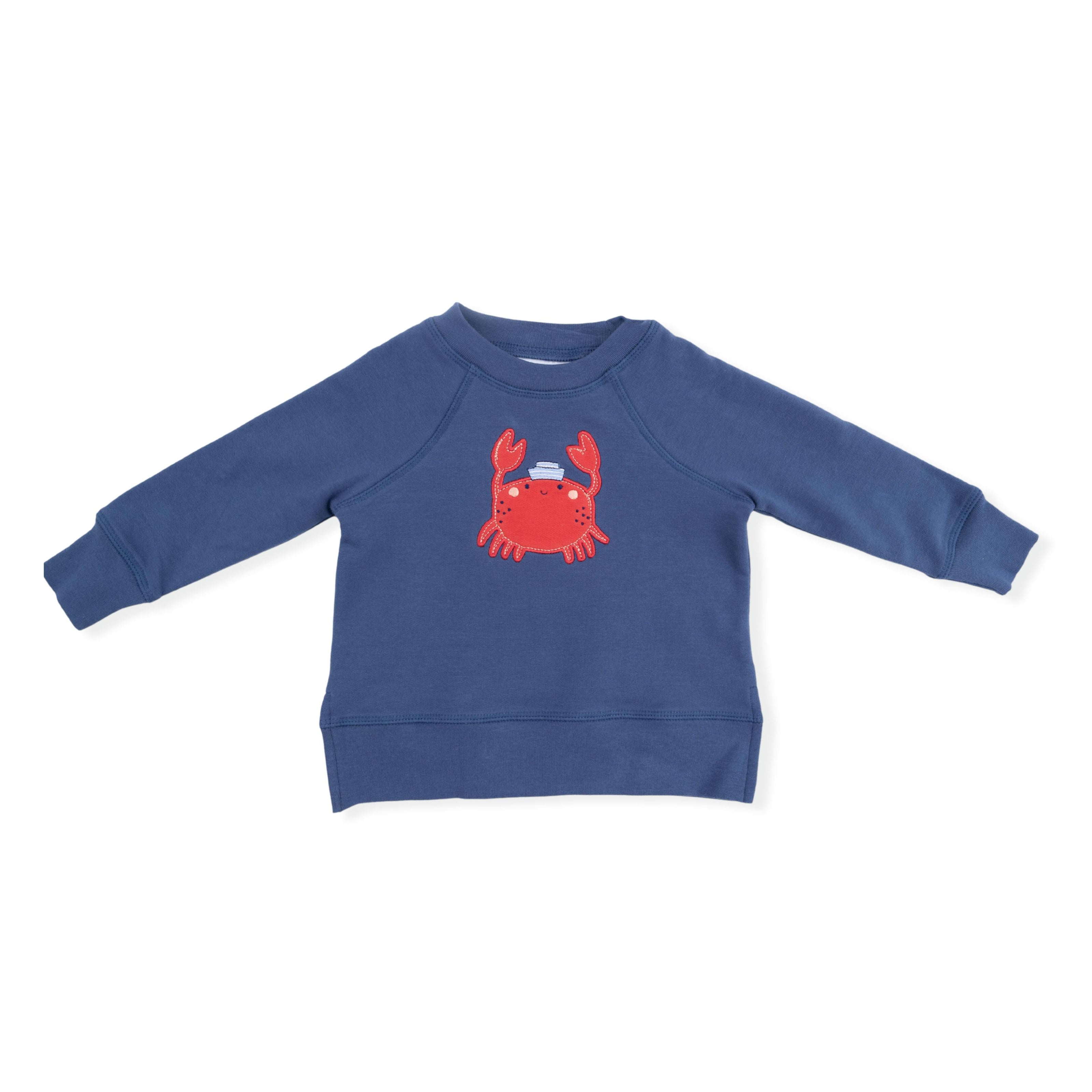 Sailor Sea Creatures Appliques - Raglan Sweatshirt