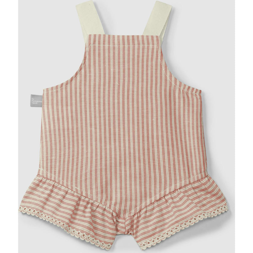 Pinstripe Ruffle Romper