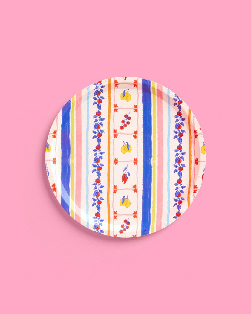 Italian Capri Plates - 32 paper plates