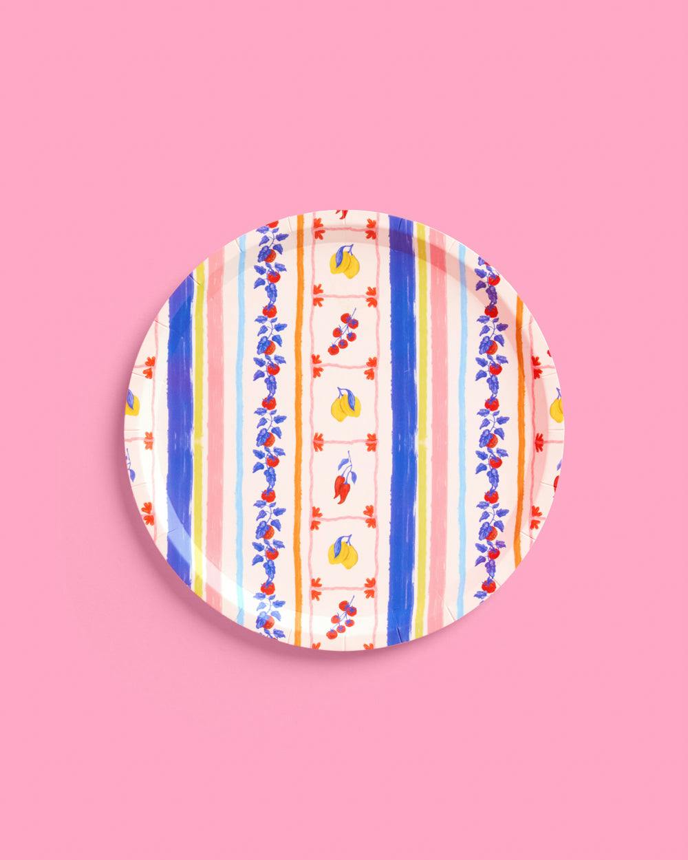 Italian Capri Plates - 32 paper plates