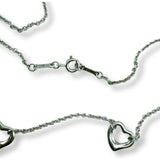 Vintage Tiffany & Co.Triple Open Heart Necklace
