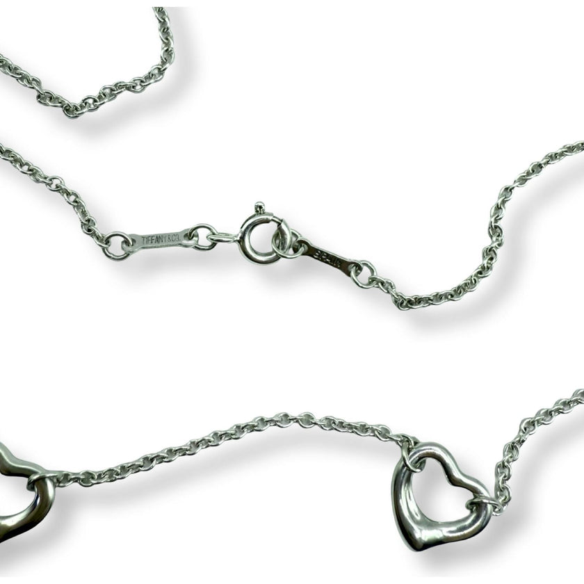 Vintage Tiffany & Co.Triple Open Heart Necklace