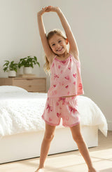 Bow Print Cami Jersey Set