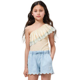 Molo Addie Washed Chambrey Shorts