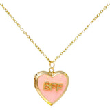 BFF Heart Locket Necklace Set