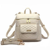 Petit Monaco Diaper Bag | Pearl White