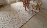 Floral Field Washable Wool Area Rug