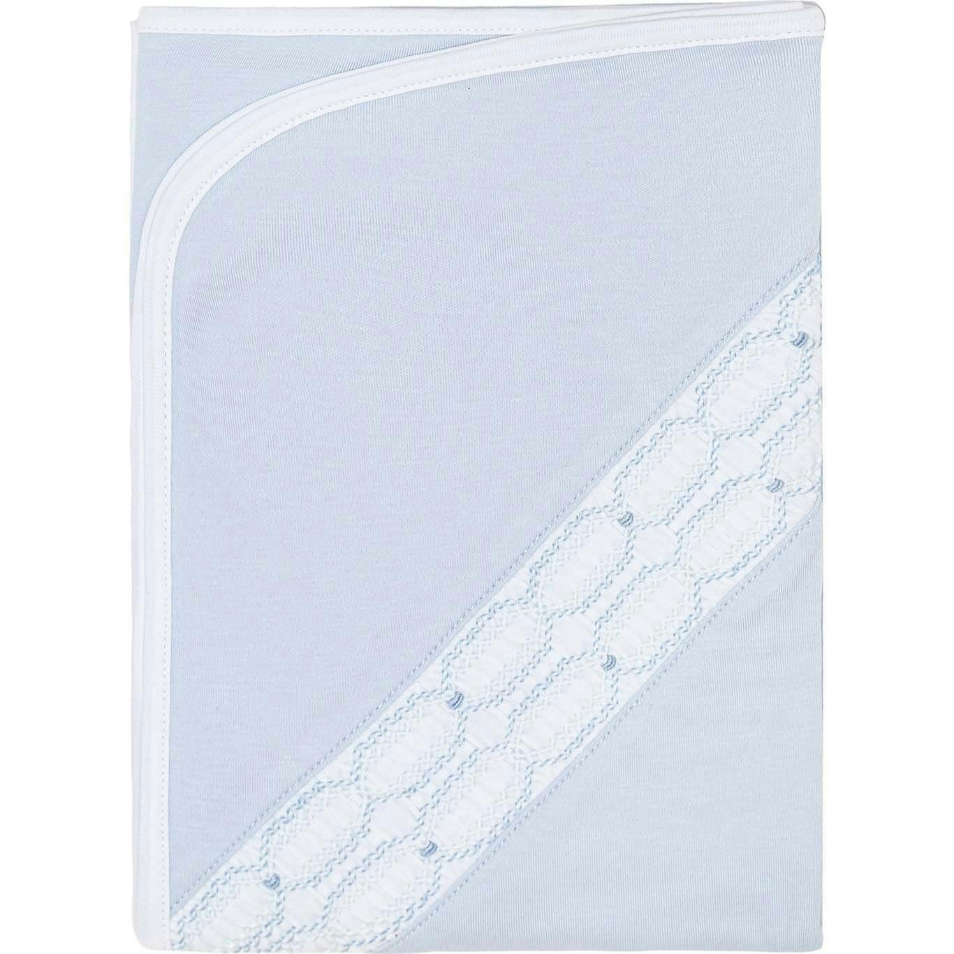 Signature Smocked Boys Receiving Blanket