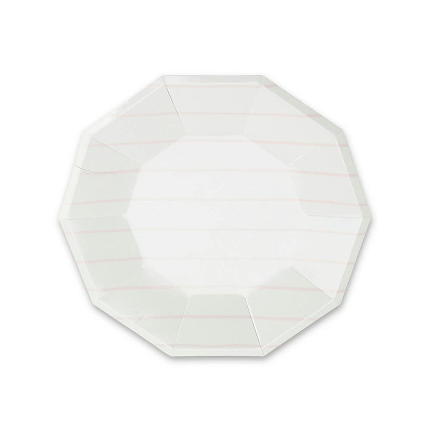 Blush Frenchie Striped Small Plates