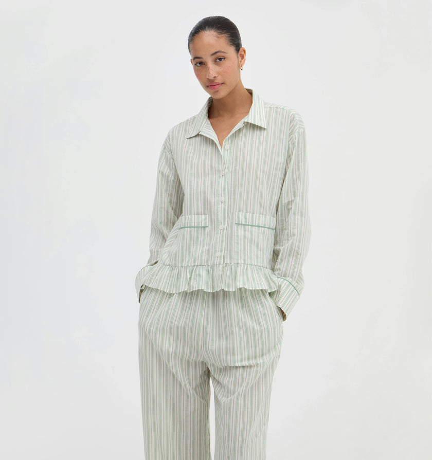 The Marnie Pajama Set - Andrew Stripe