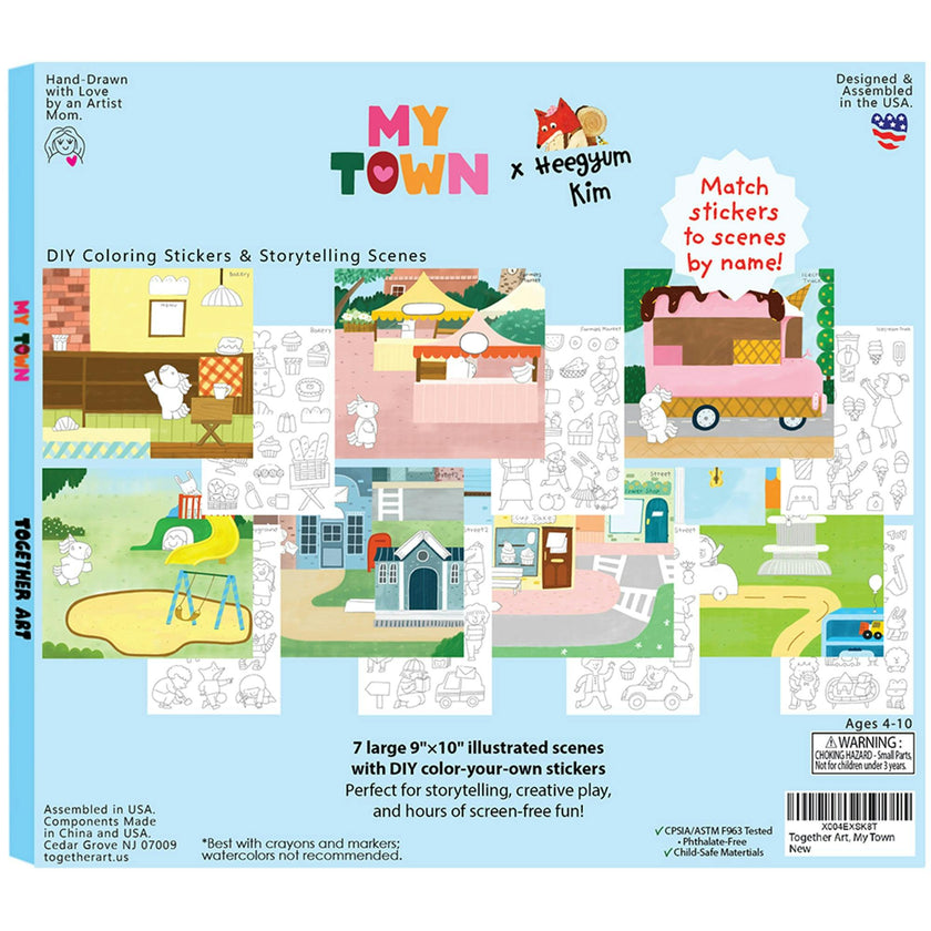 My Town Storytelling Sticker Kit