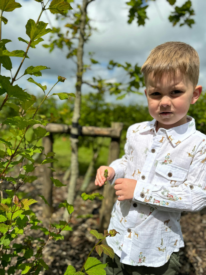 HENRY All Over Print Graphic Shirt