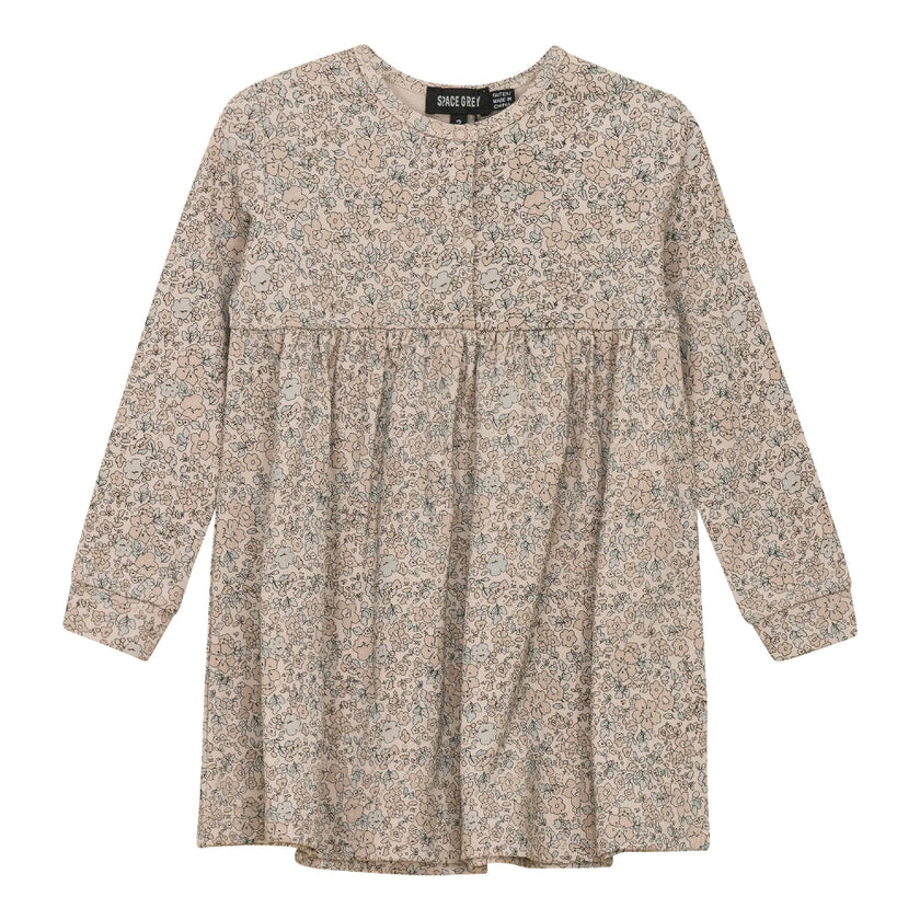 Printed Snap Front Floral Dress