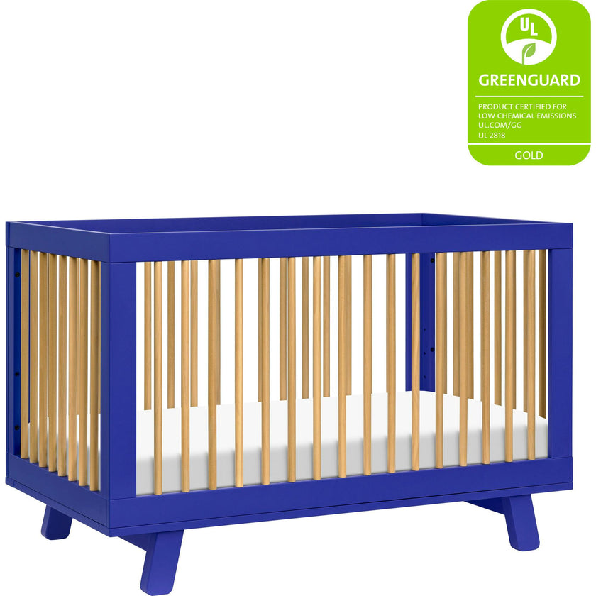 Hudson 3-In-1 Convertible Crib With Toddler Bed Conversion Kit