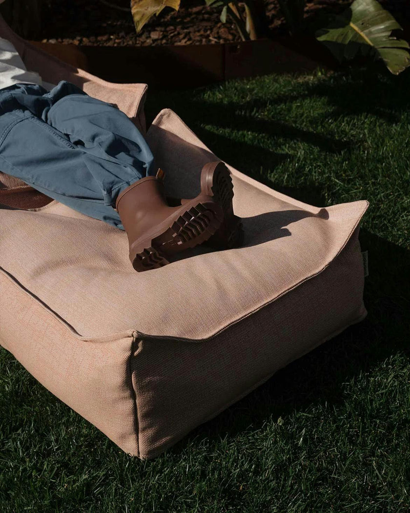 Seashell Outdoor Square Ottoman