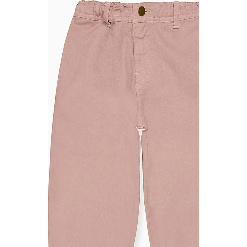 Pink Tierra Girl Barrel Jeans