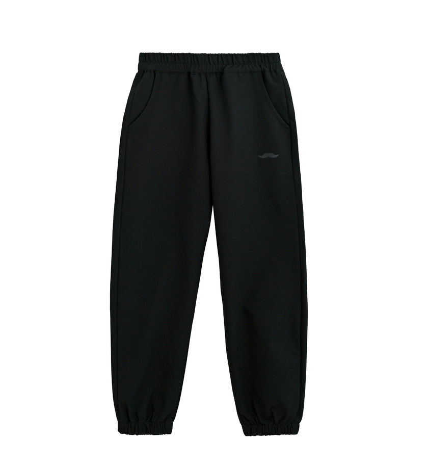 Black Sweatpants with Logo Detail