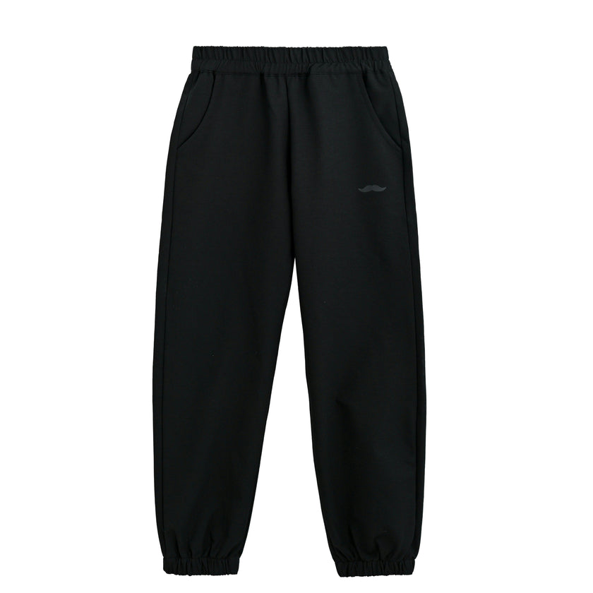 Black Sweatpants with Logo Detail