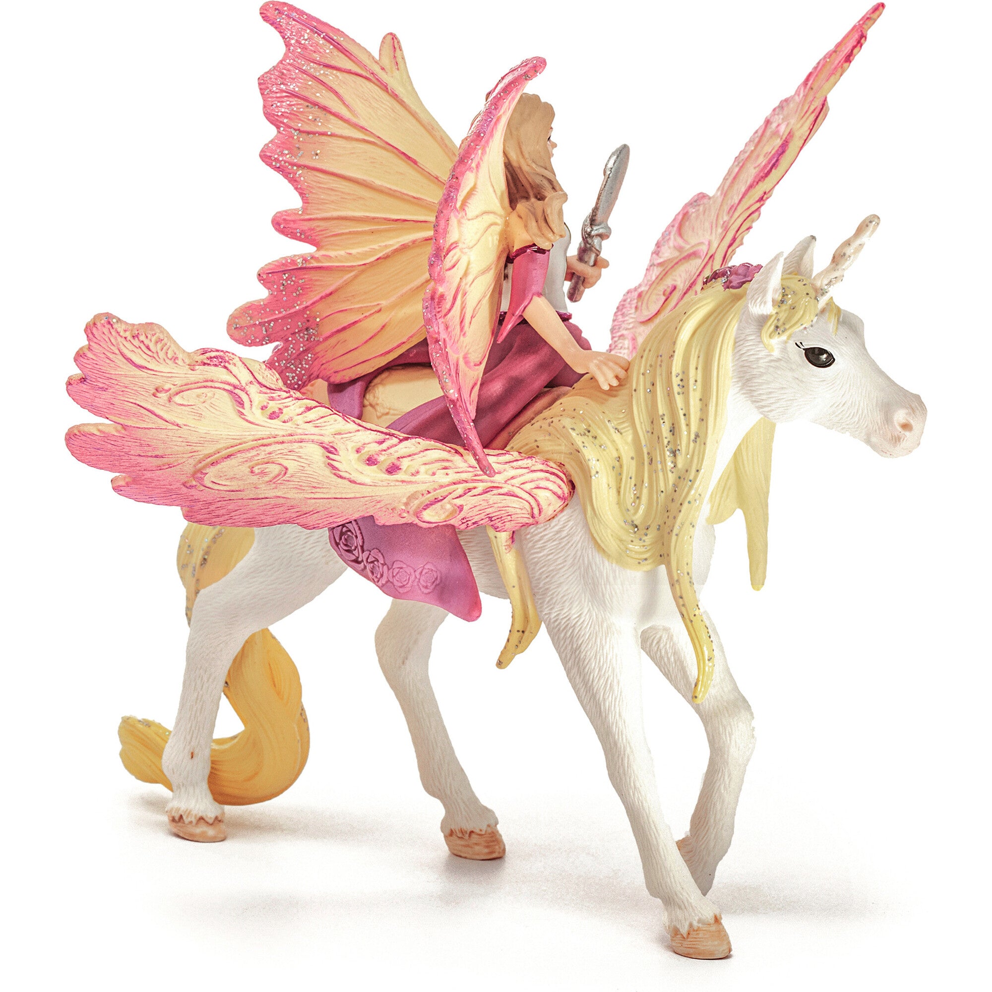 Schleich Bayala: Fairy Feya With Pegasus - 3pc Figurine Playset
