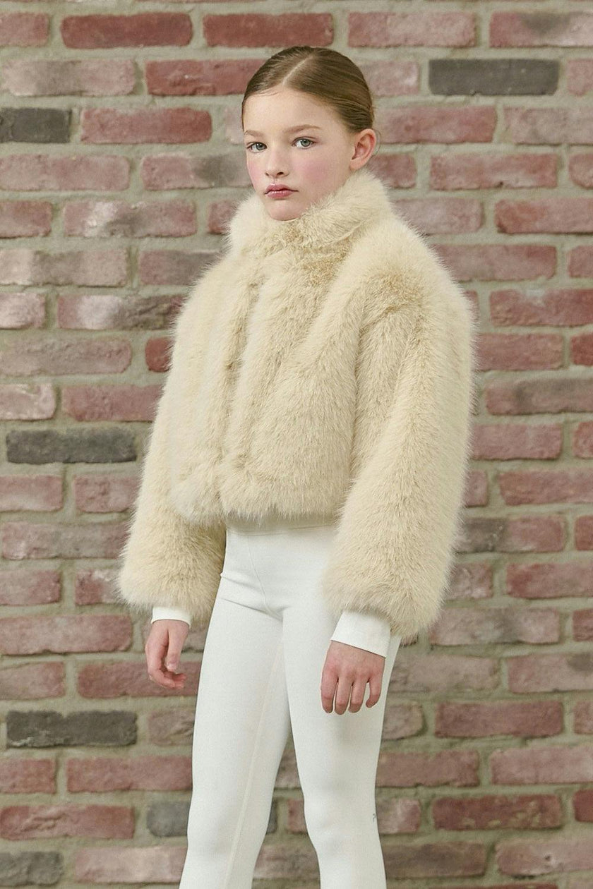 Faux Fur Crop Jacket
