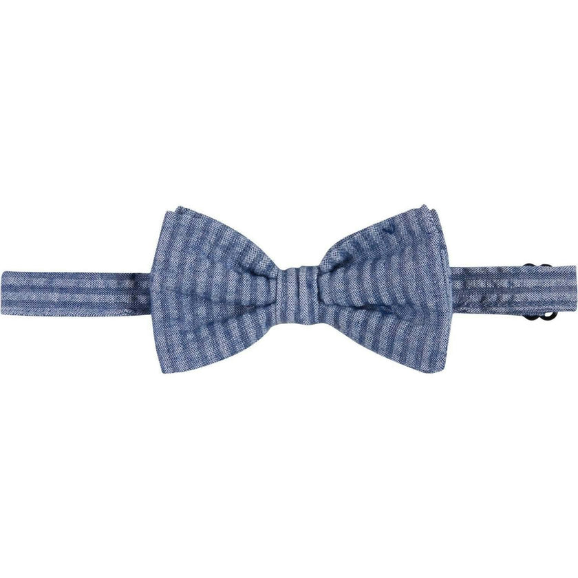 Boys (2-3) Seersucker Vest Suit Set | Blue & Pink