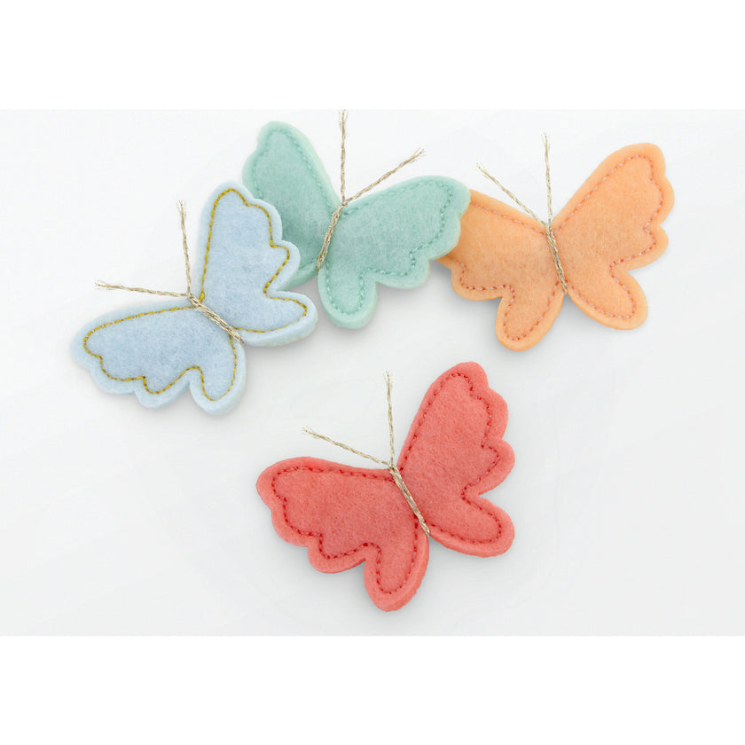 & Felt Hair Clips