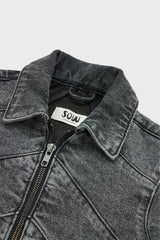 Denim Starburst Jacket