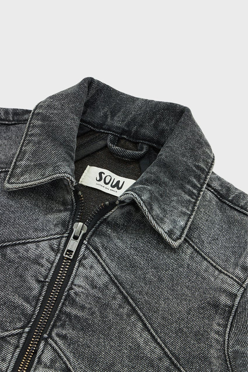 Denim Starburst Jacket