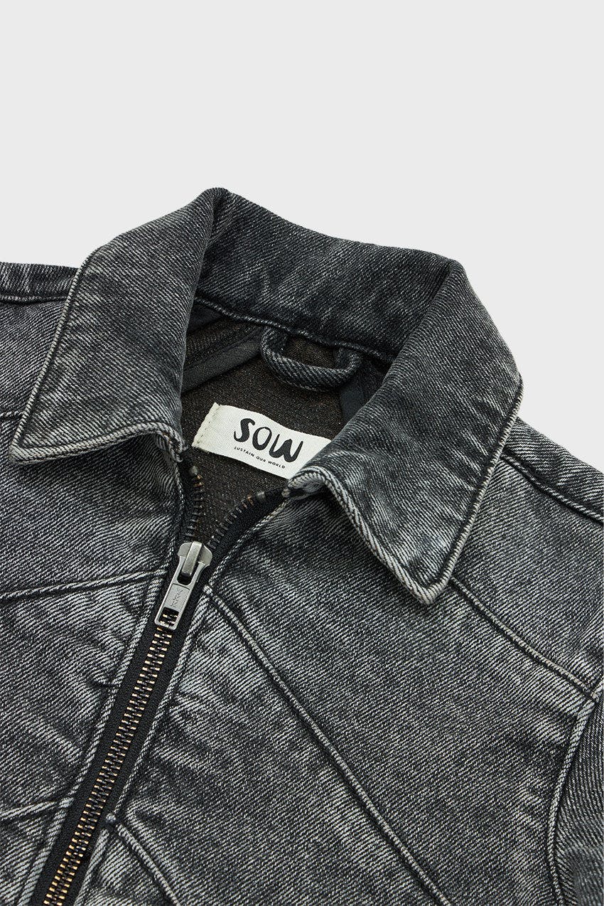 Denim Starburst Jacket