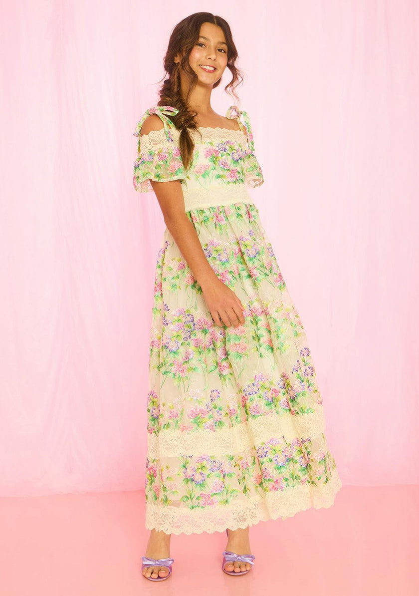 Clementine Embroidered Maxi Dress