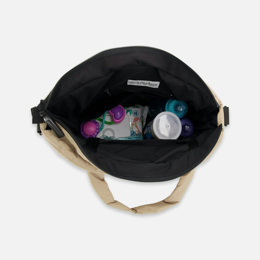 Diaper Bag Taupe With Changing Mat