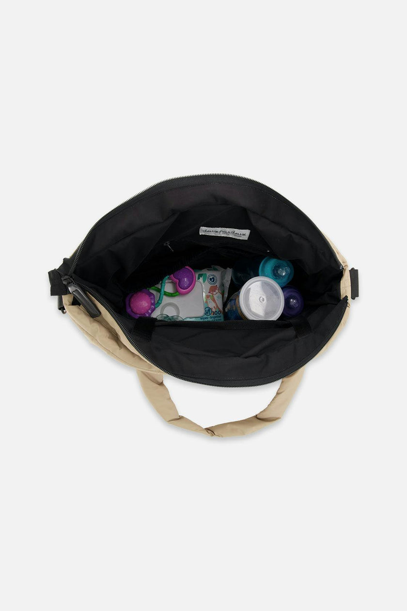 Diaper Bag Taupe With Changing Mat
