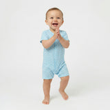 Harbor Gingham Short Sleeve & Shorts Bamboo Sleeper