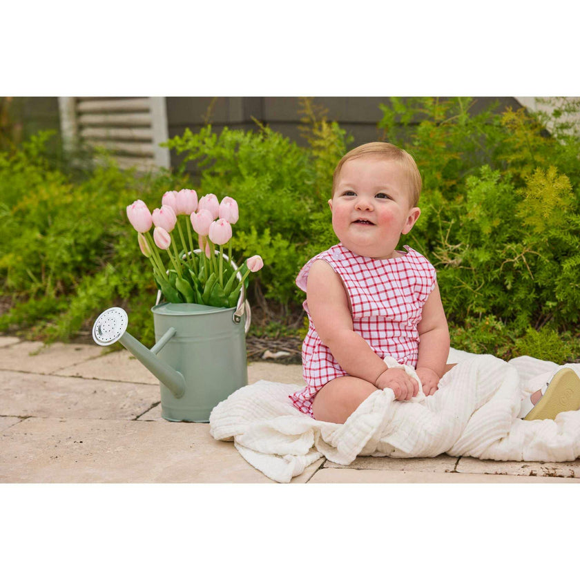 Louis Sunsuit - Red Windowpane
