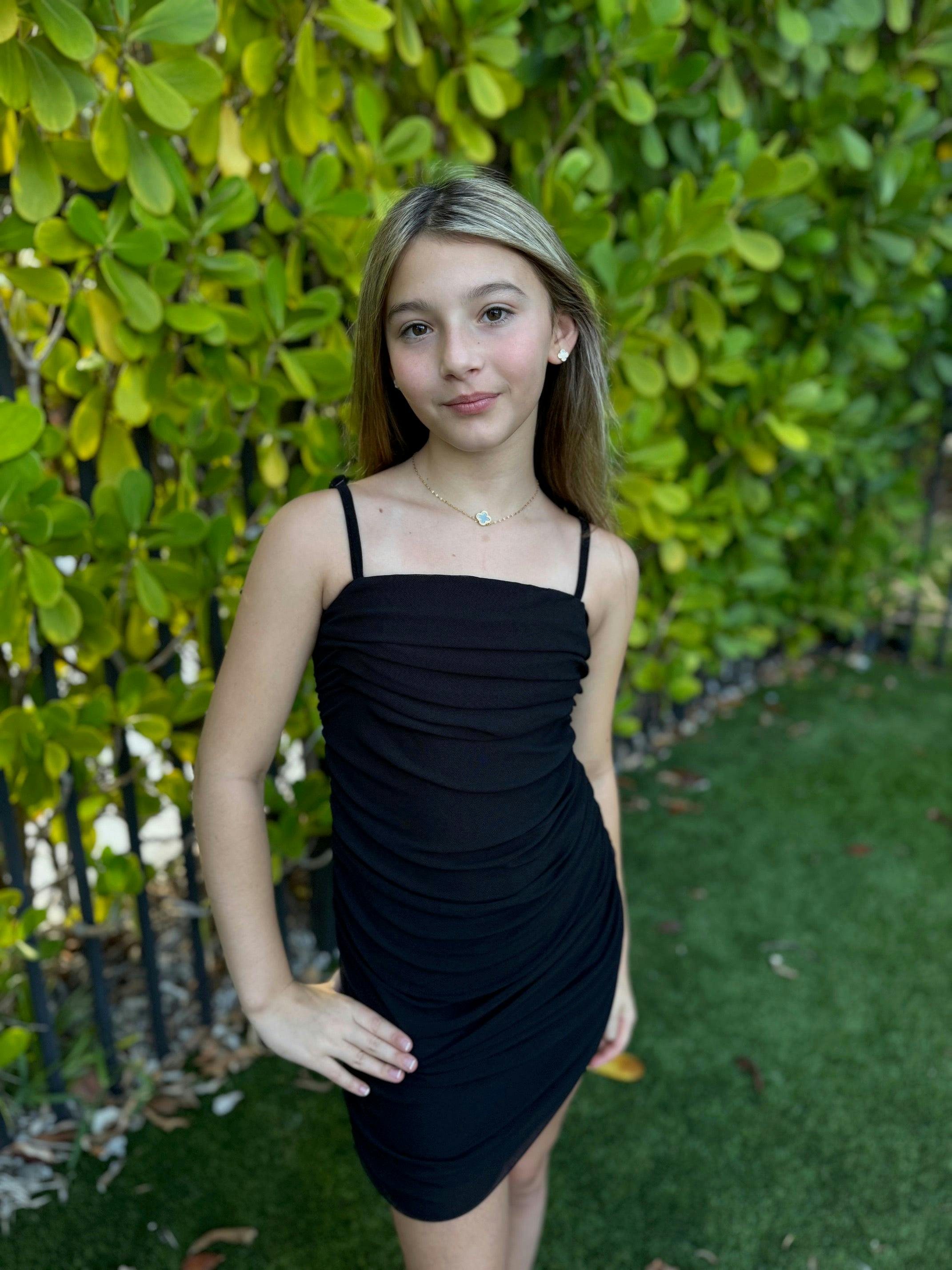 Girls Naomi Mesh Dress