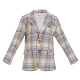Hayden Boy Blazer - Fall Plaid