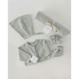 Pointelle Knit Gift Set - Soft Sea