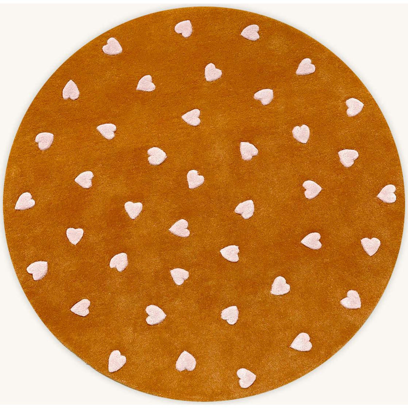 Round Hearts Rug