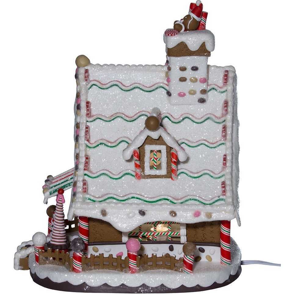 12-Inch Lighted Christmas Gingerbread House