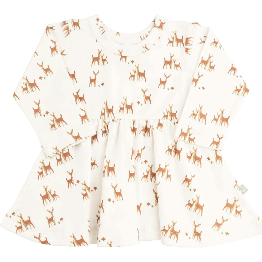 long sleeve twirl dress | deer to my heart