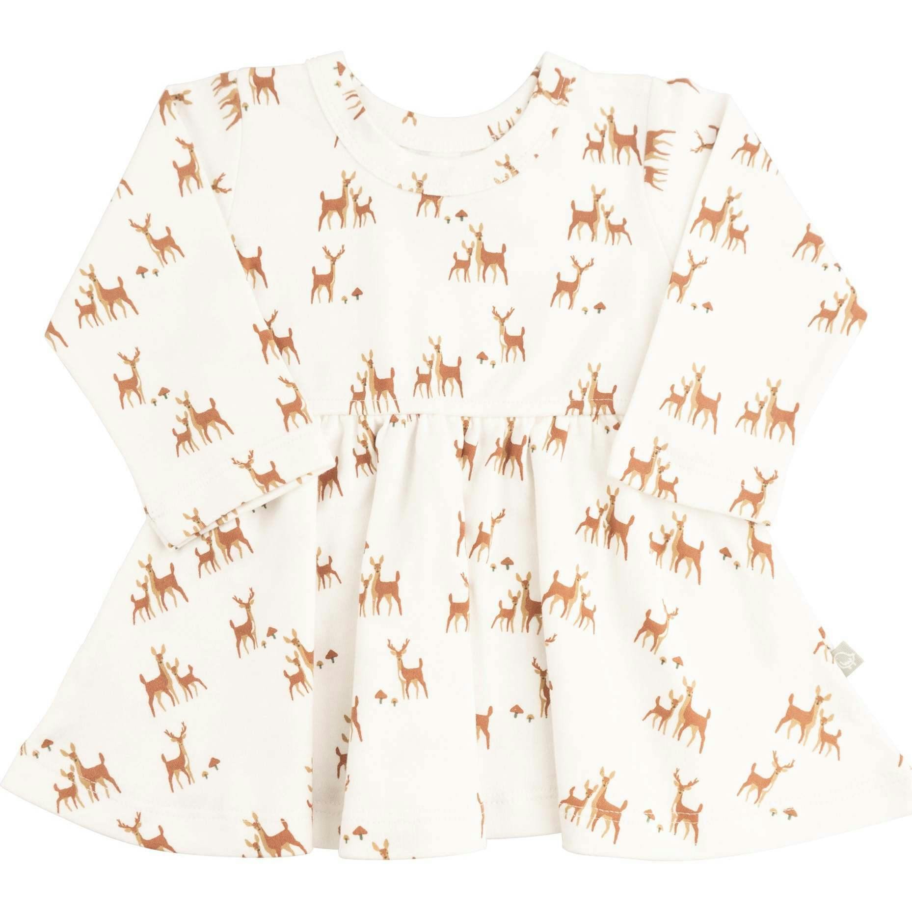 long sleeve twirl dress | deer to my heart