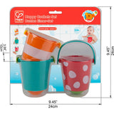 Happy Buckets Set W/ 3 Water Wheel Bath Time Toys