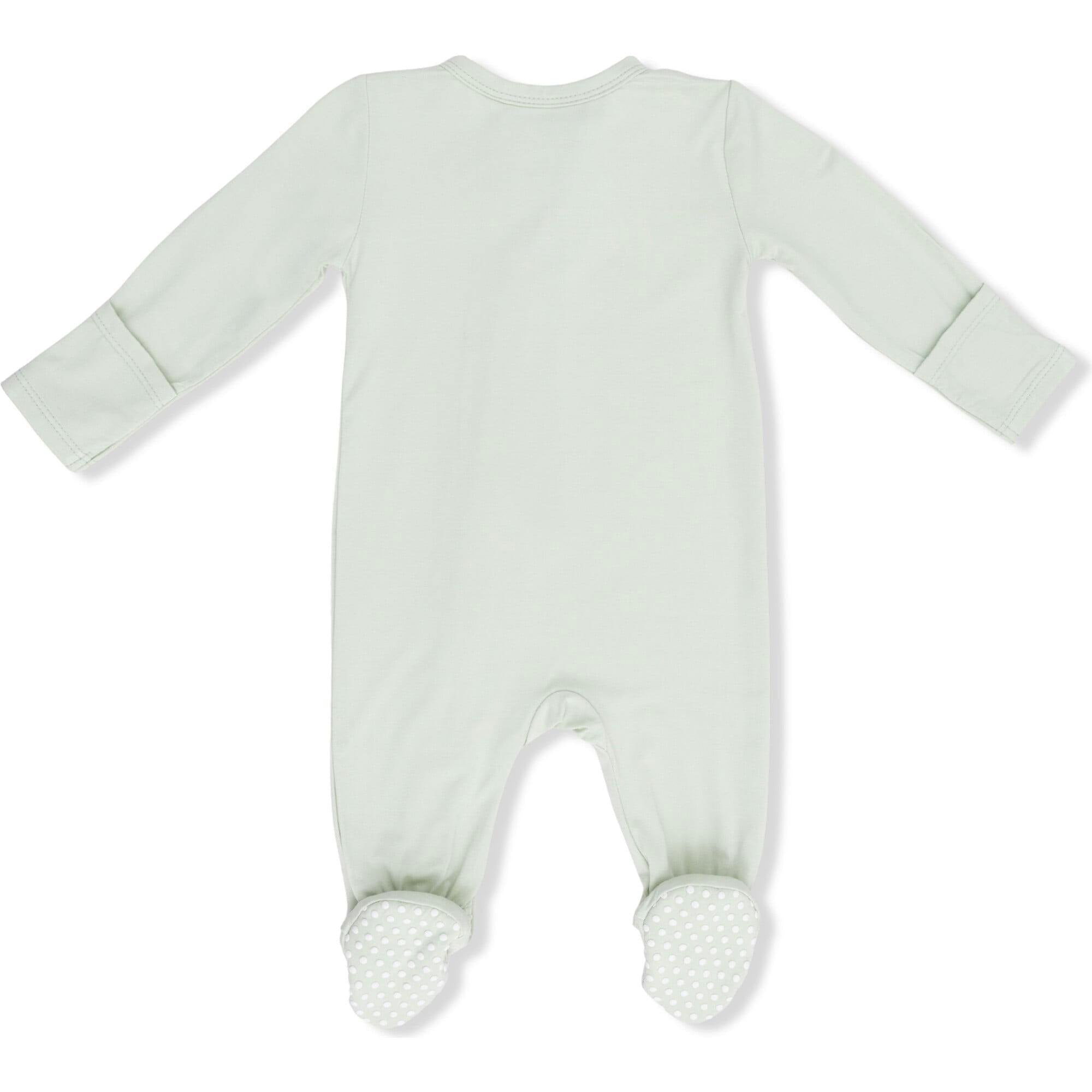 Solid Bok Choy - 2 Way Zipper Footie