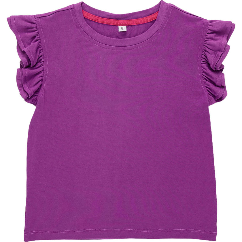 Girls Ruffle Crop Top