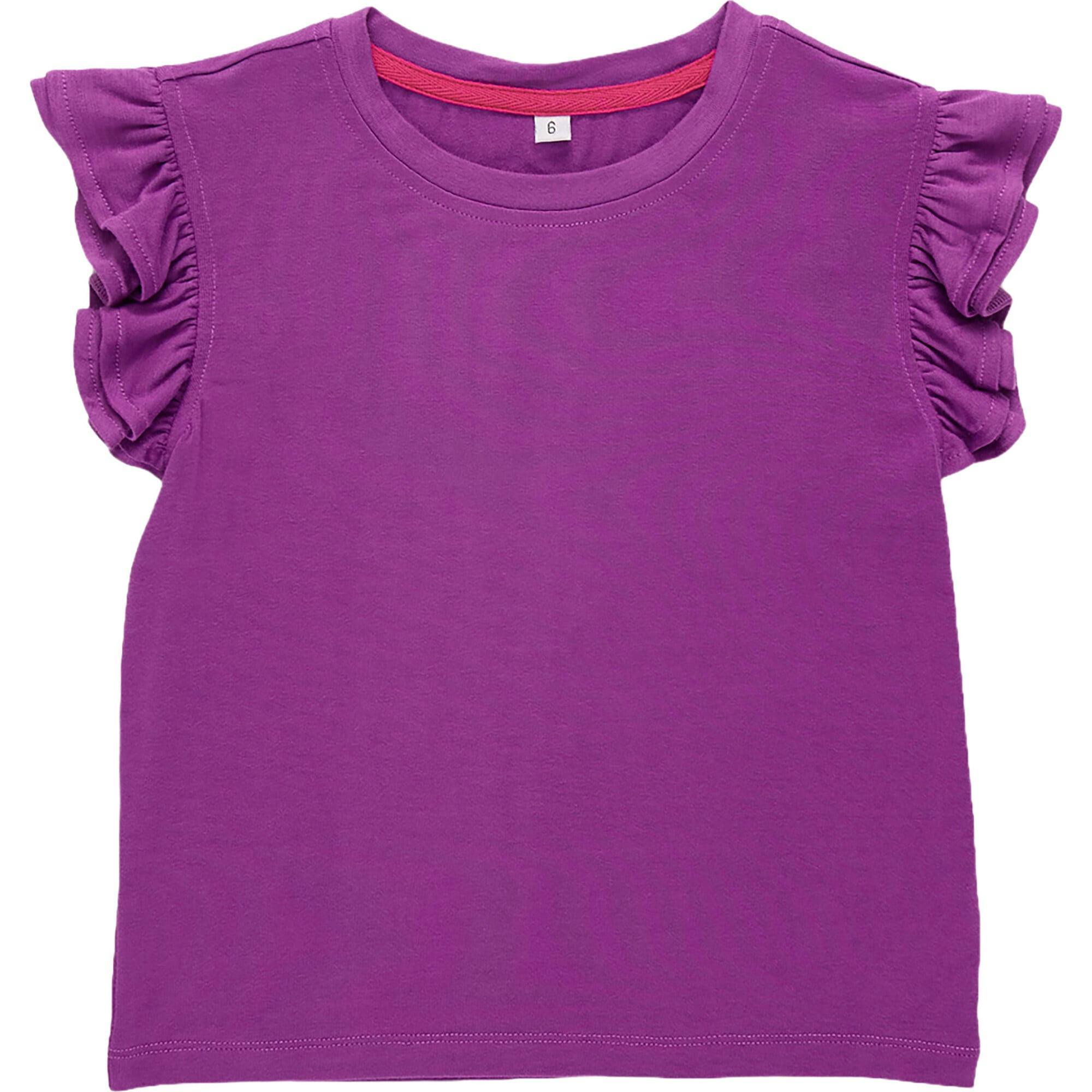 Girls Ruffle Crop Top