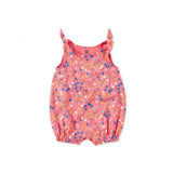 Tie Shoulder Baby Romper, Malindi Wildflowers