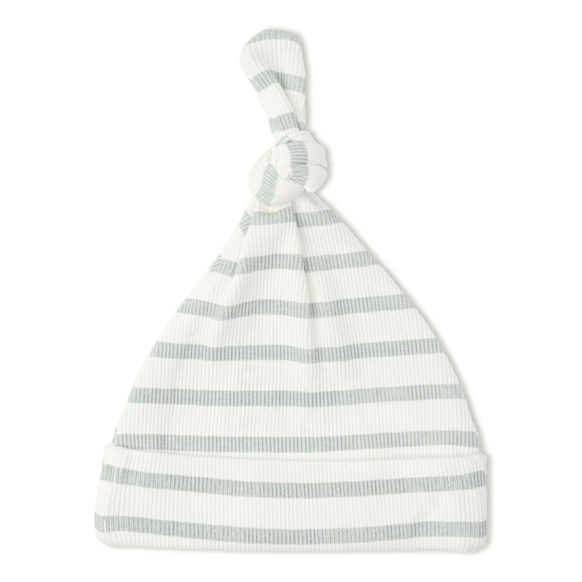 Organic Swaddle Blanket & Hat Set