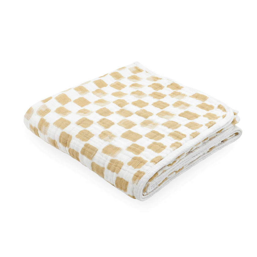 Original Cotton Muslin Quilt - Adobe Checker
