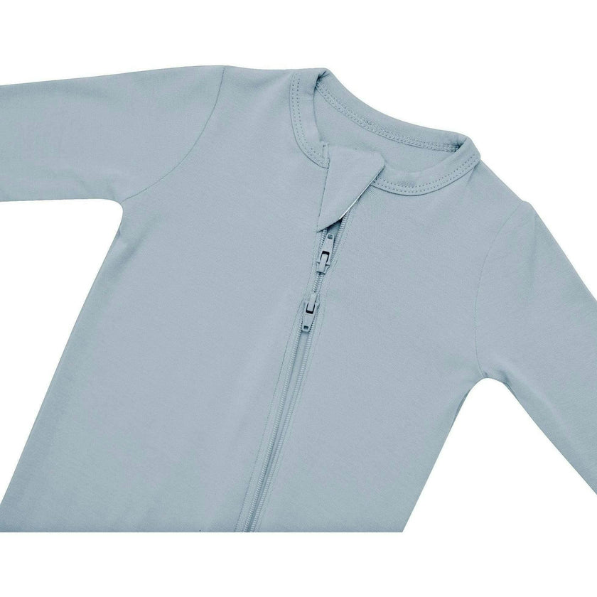 Zippered Footie, Fog