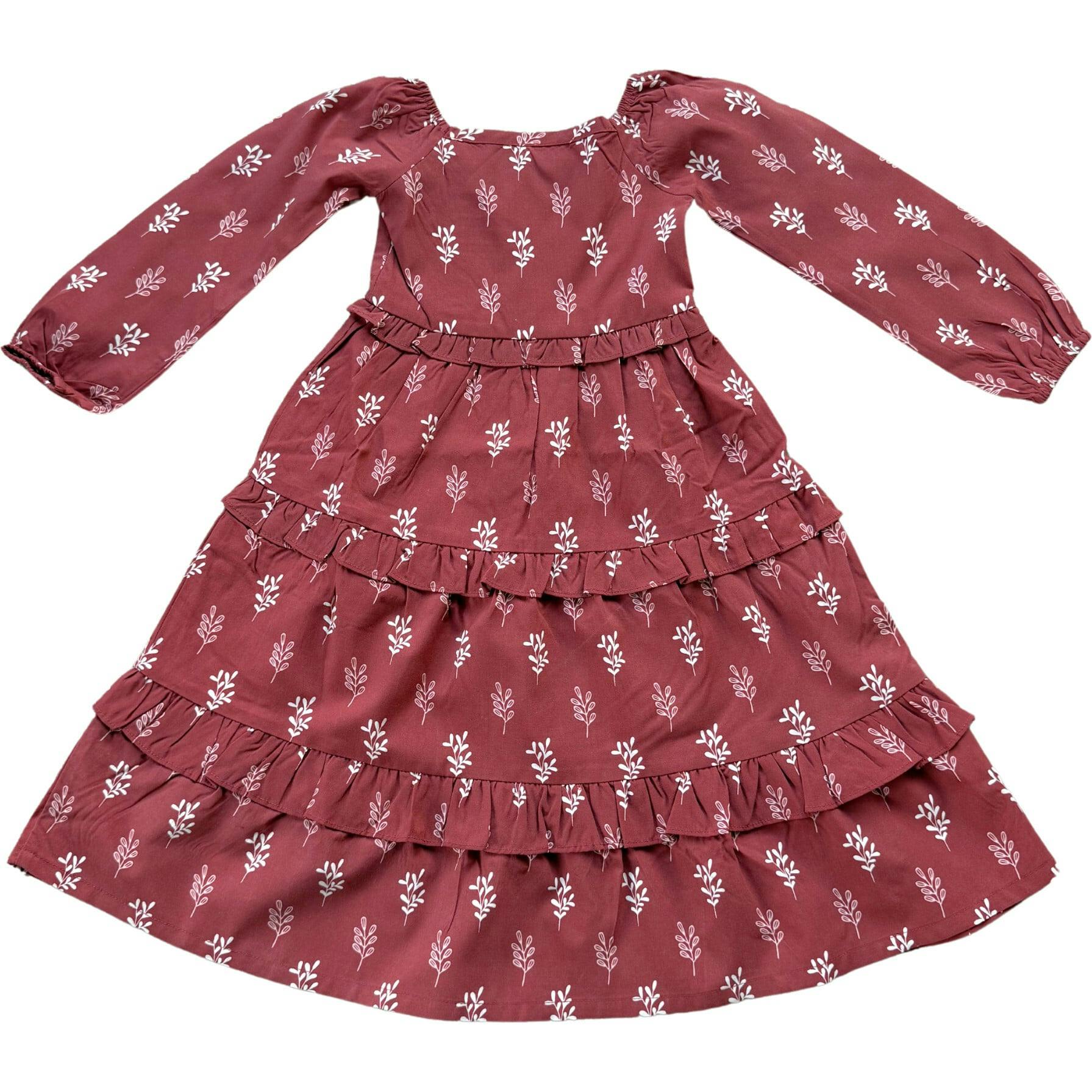 Girl's Long Sleeve Maxi Dress
